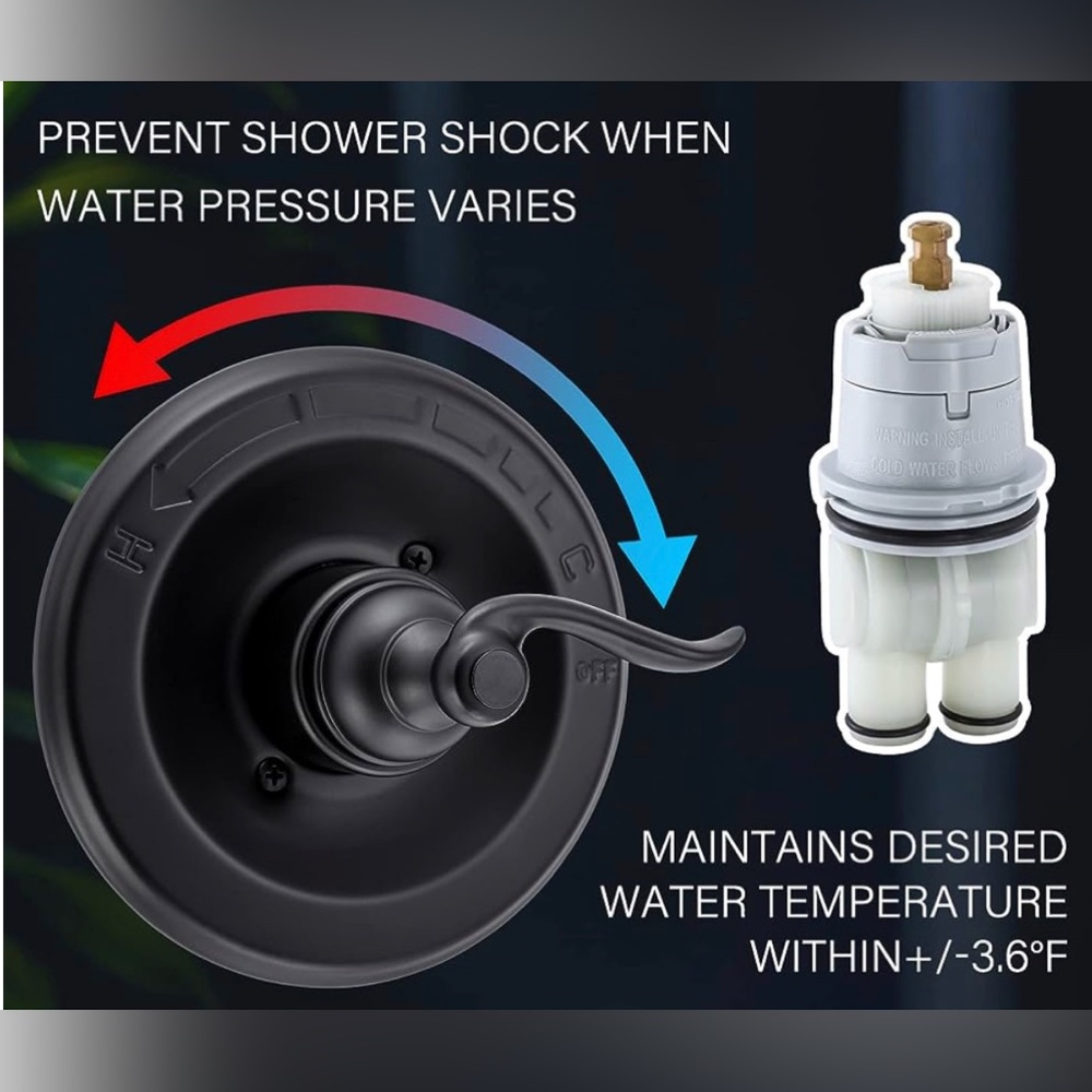 Pressure-Balancing Valve Trim Replacement For Delta BT14096-OB Windermere!